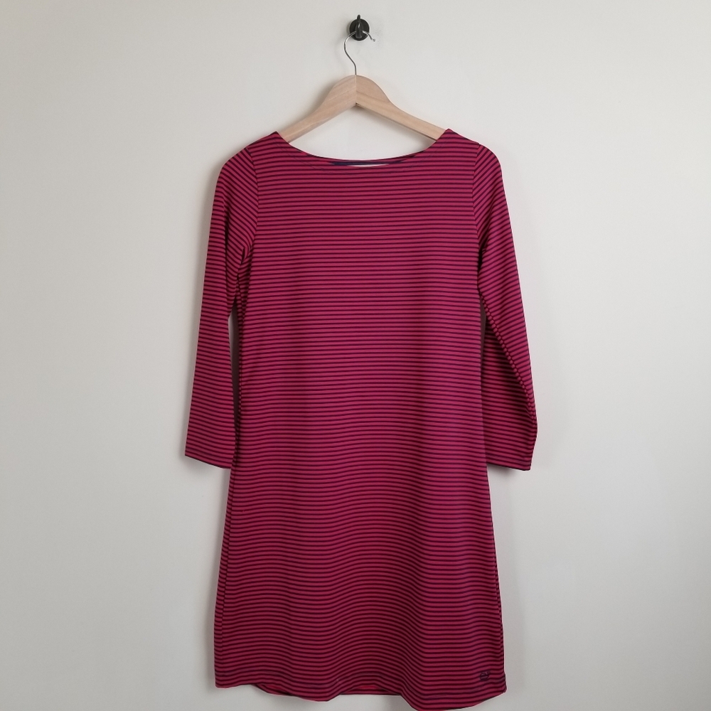 Vineyard Vines Sankaty Striped Dress Small